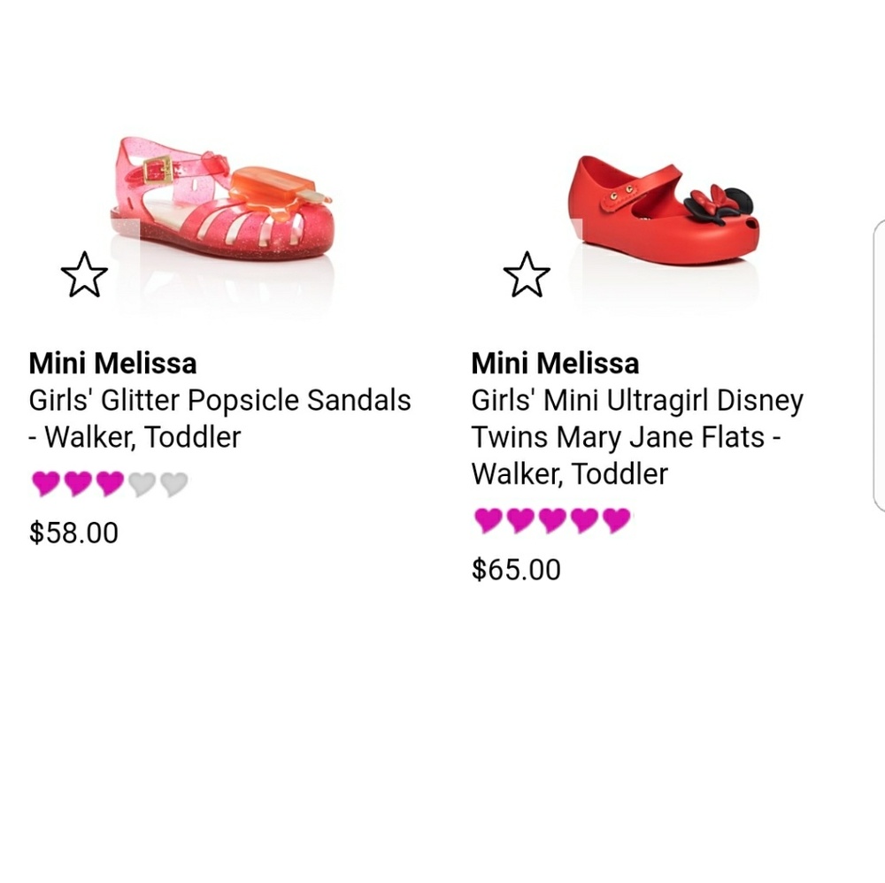 Brand New mini melissa girls - Picture 4 of 4